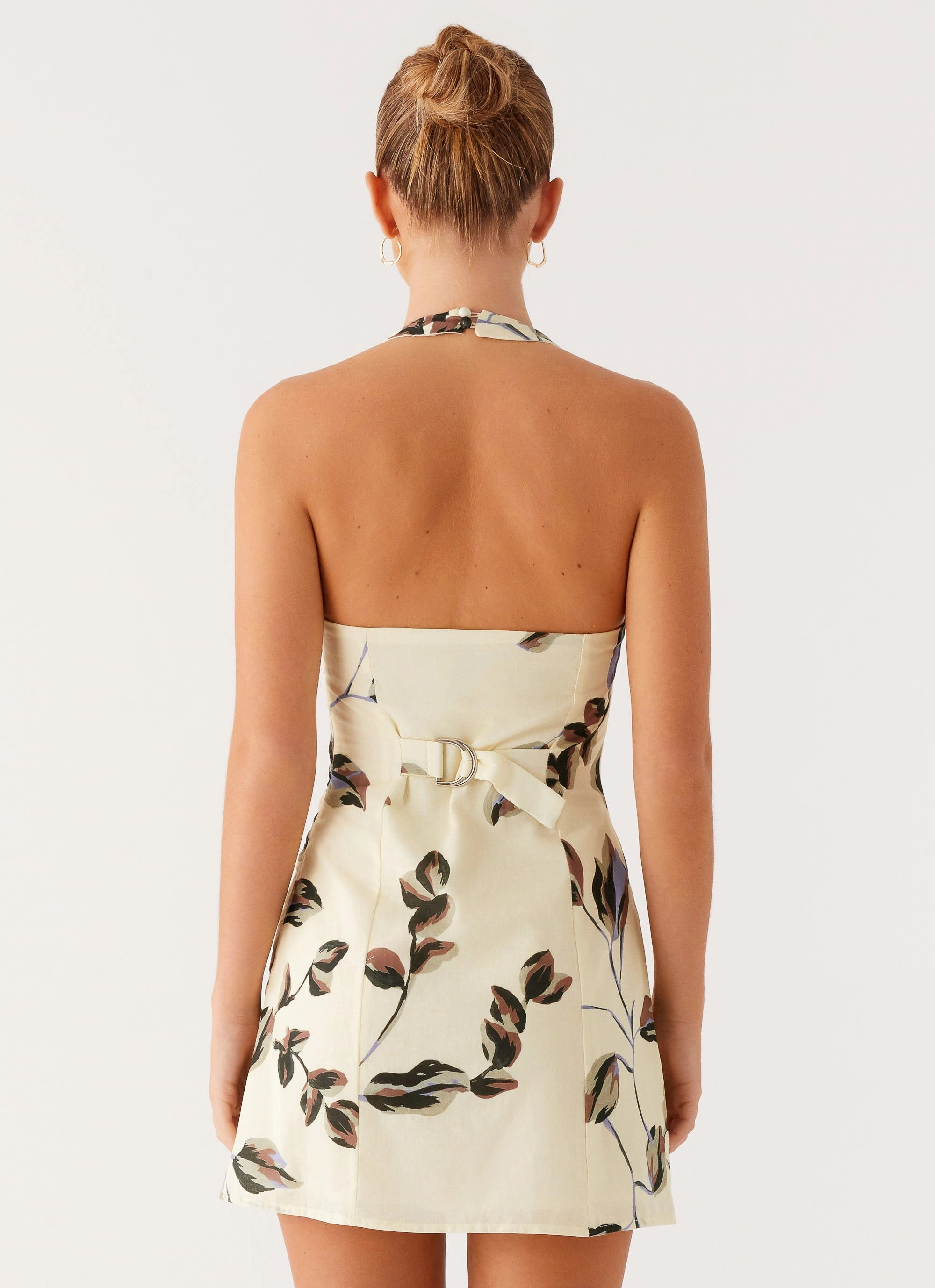 Bold Simplicity Evening Tone Noa Mini Dress - Buttercream Bliss