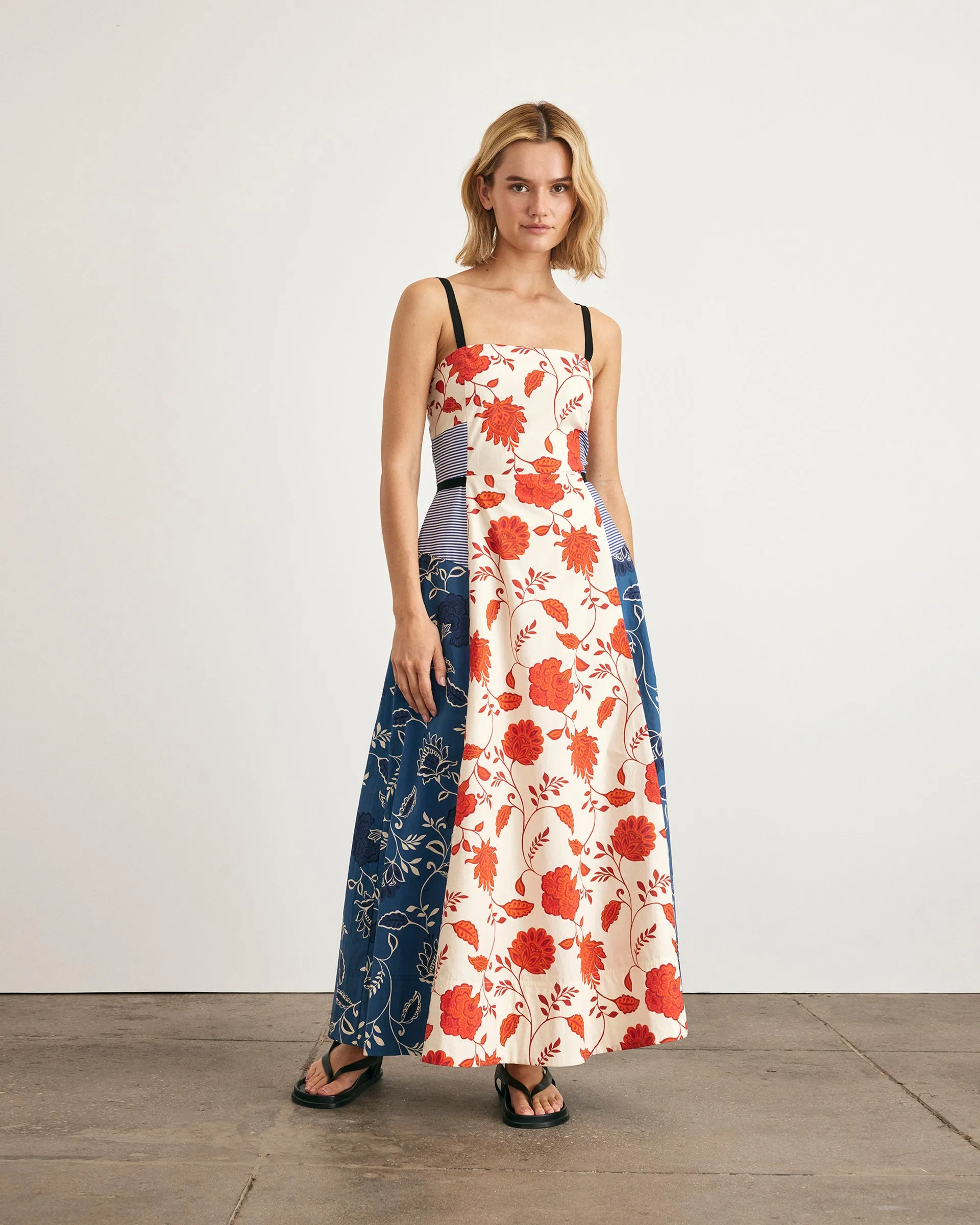 Mesh-Detail Tavira Dress