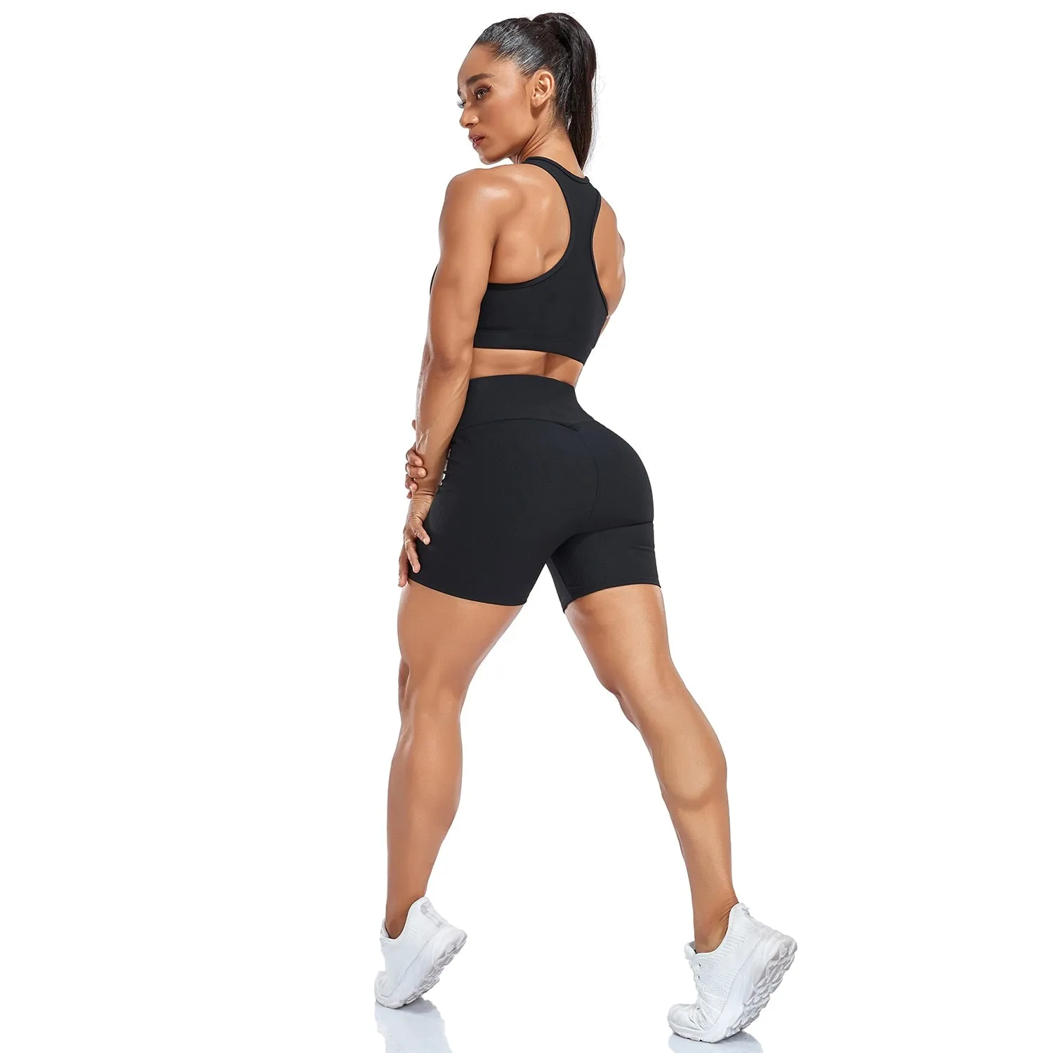 Original Women's Tracksuit Fitness Yoga Set Sleeveles ist Yoga Sports Suits