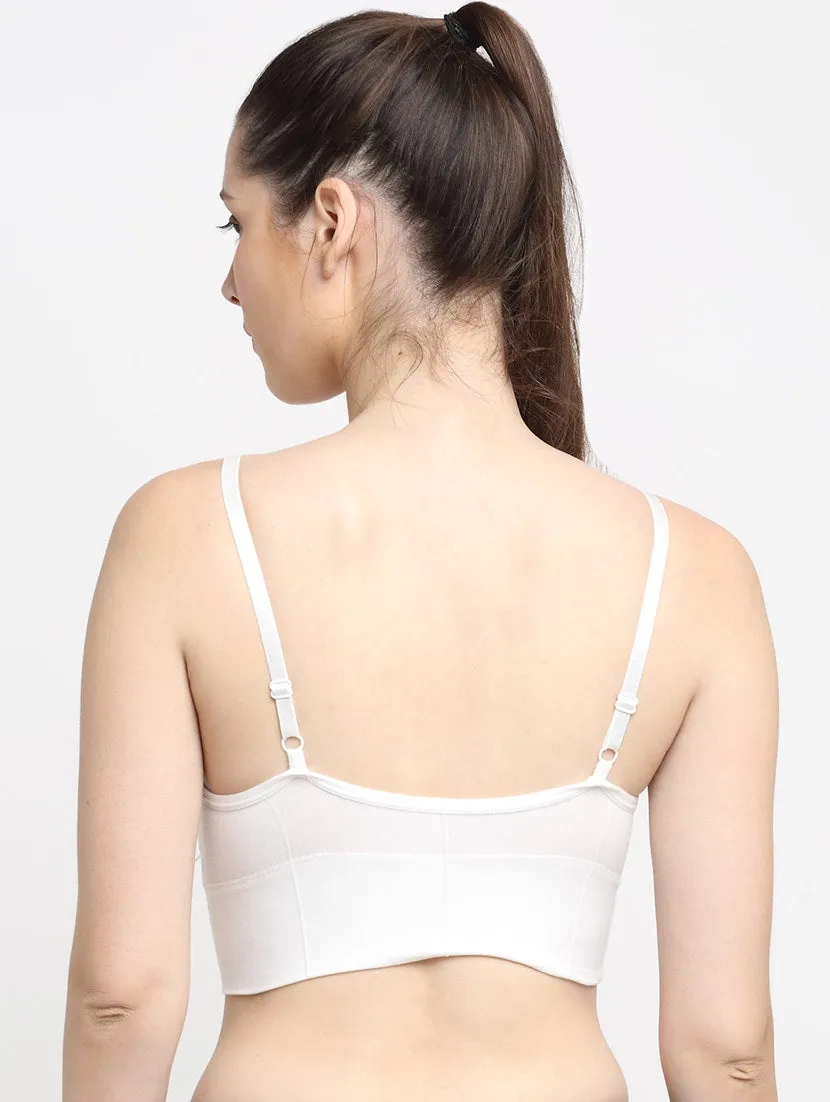 Padded & No Wire Dry Fit Solid Comfort Workout Bra for Women (Pack of 3)