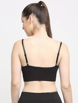 Padded & No Wire Dry Fit Solid Comfort Workout Bra for Women (Pack of 3)