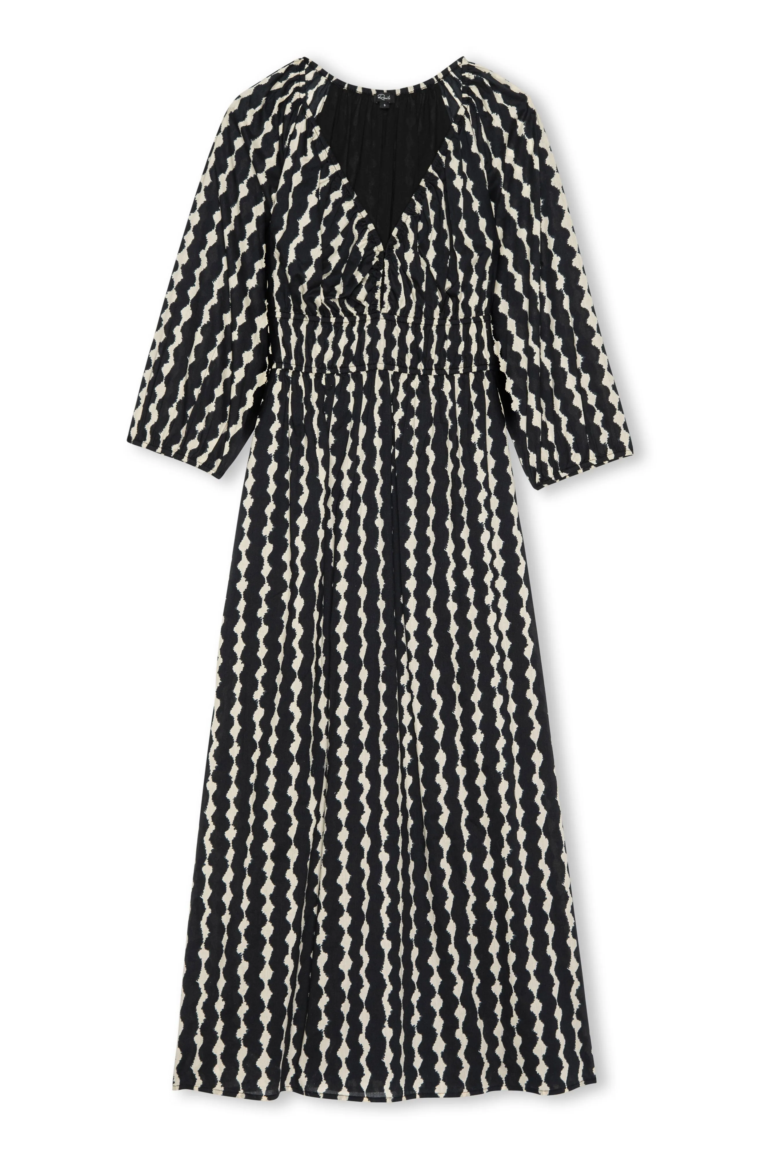 Paio Dress in Painted Noir Fast Chic