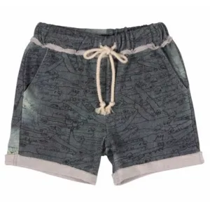 Paper Wings Boys Alligator Sweat Shorts