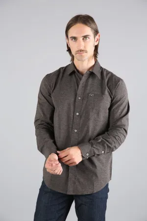 Perfect Choice Kimes Ranch Mens Linville Solid Tobacco Cotton Blend L/S Shirt adult clothing Daytime Look Kimes Ranch Mens Linville Solid Tobacco Cotton Blend L/S Shirt