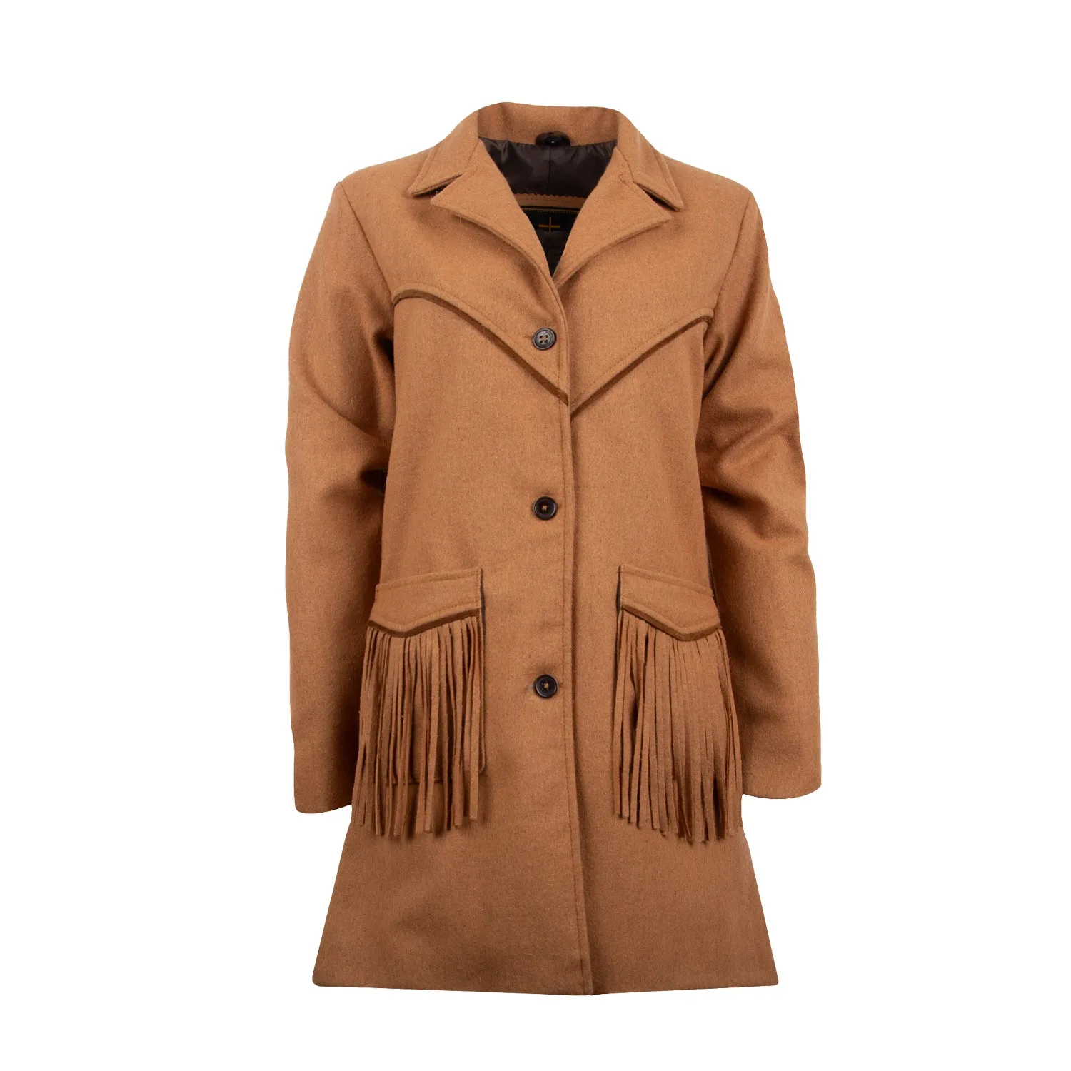 Ultra Basic STS Ranchwear Womens Hattie Chestnut 100% Wool Wool Jacket