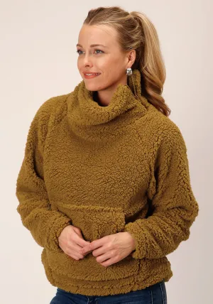 Perfect Fit Roper Womens Teddy Bear Brown Polyester Fleece Jacket Eco Friendly Dye Roper Womens Teddy Bear Brown Polyester Fleece Jacket