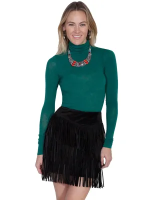 Performance Fit Scully Womens Black Boar Suede Fringe Skirt XL Abrasion Resistant Surface Friction Free Inner Lining Scully Womens Black Boar Suede Fringe Skirt XL
