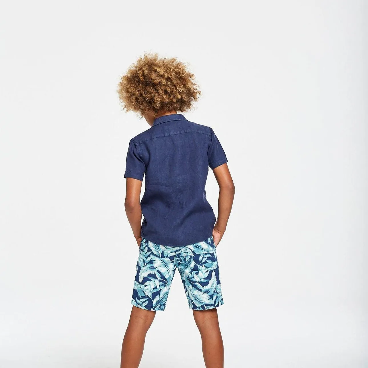 Peter Linen Boys Shirt - Navy