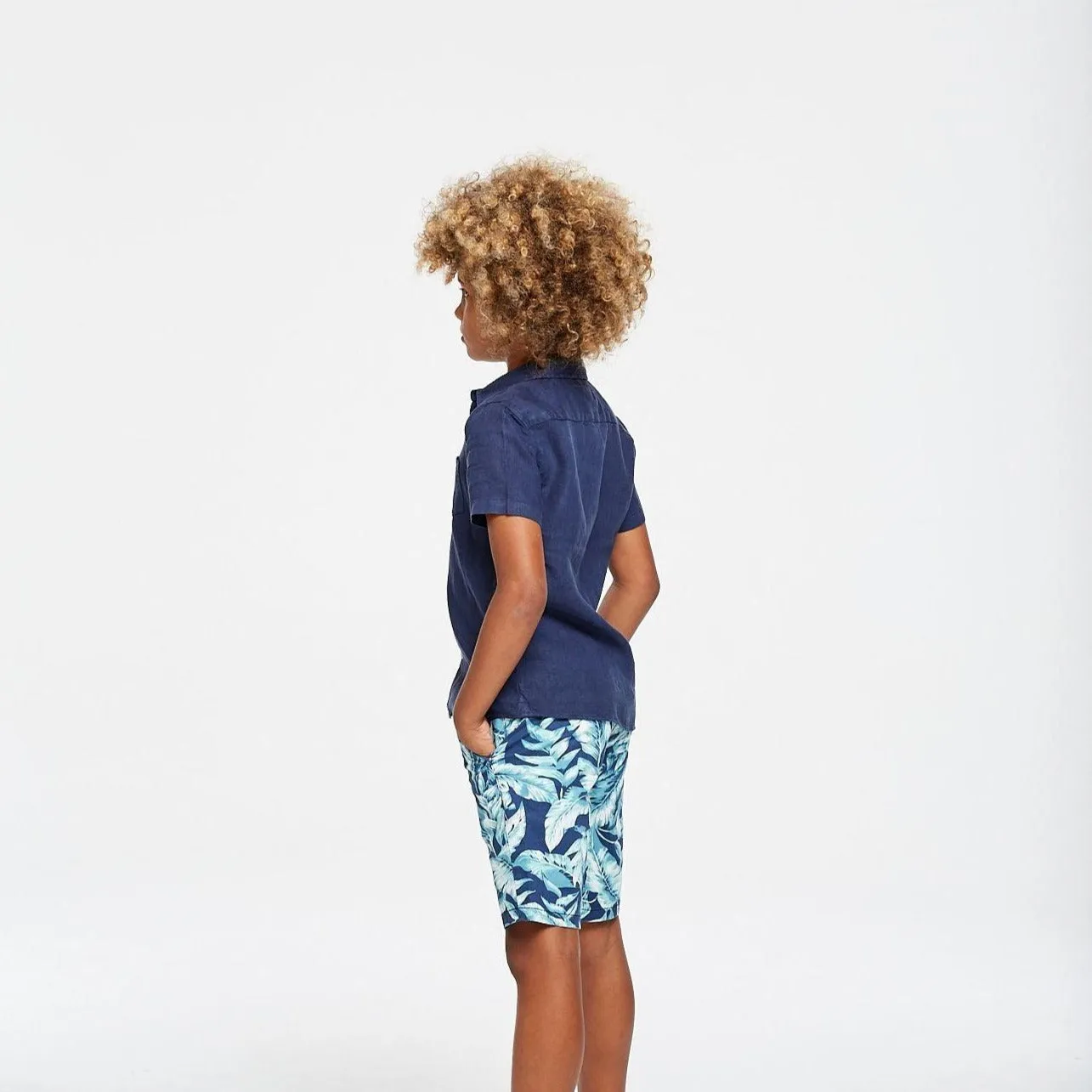 Peter Linen Boys Shirt - Navy