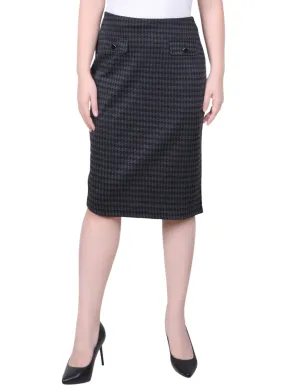 Petite Knee Length Double Knit Skirt Durable Items Petite Knee Length Double Knit Skirt Casual event dress