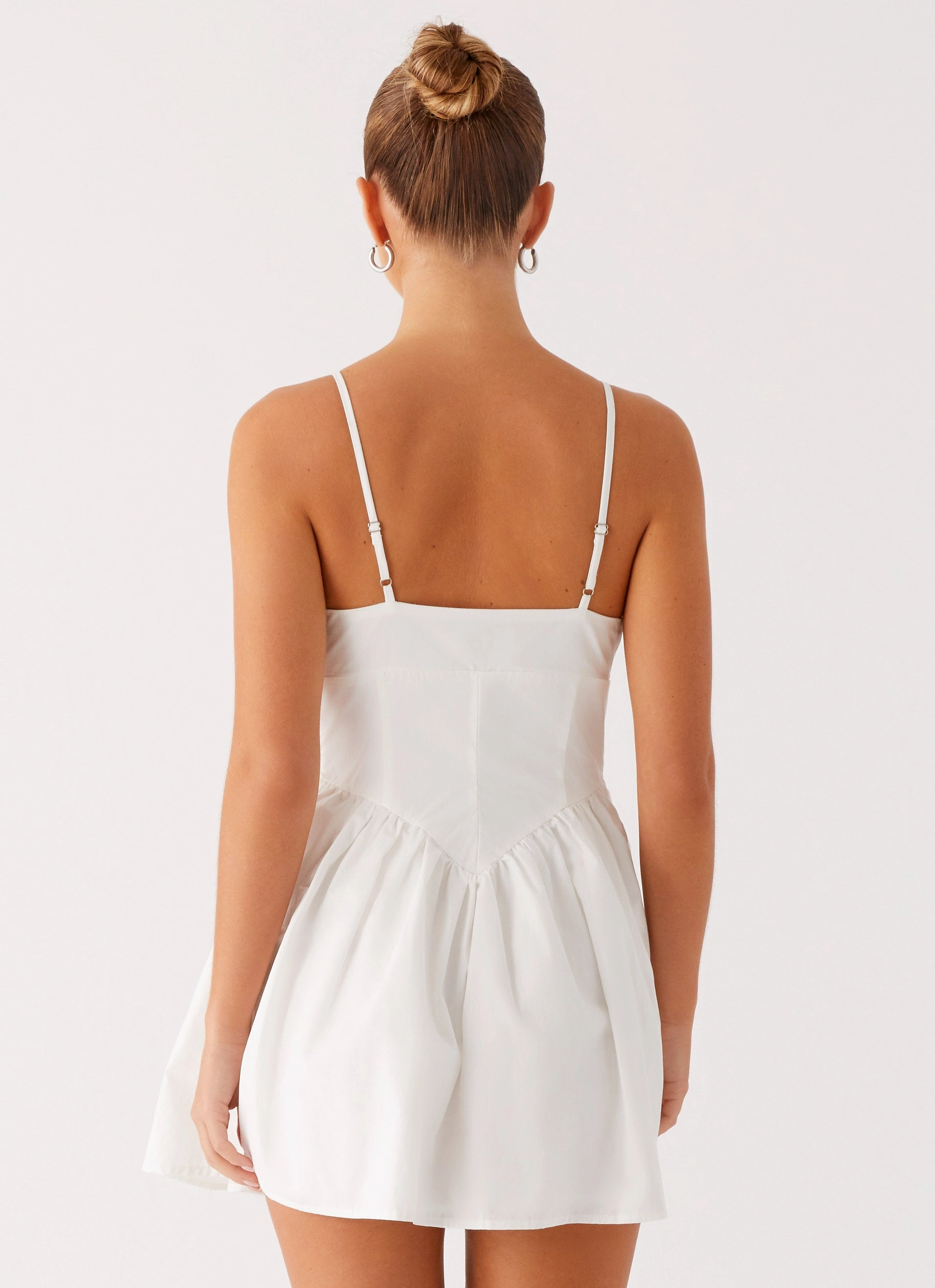 Formal-look Phillipa Mini Dress - White
