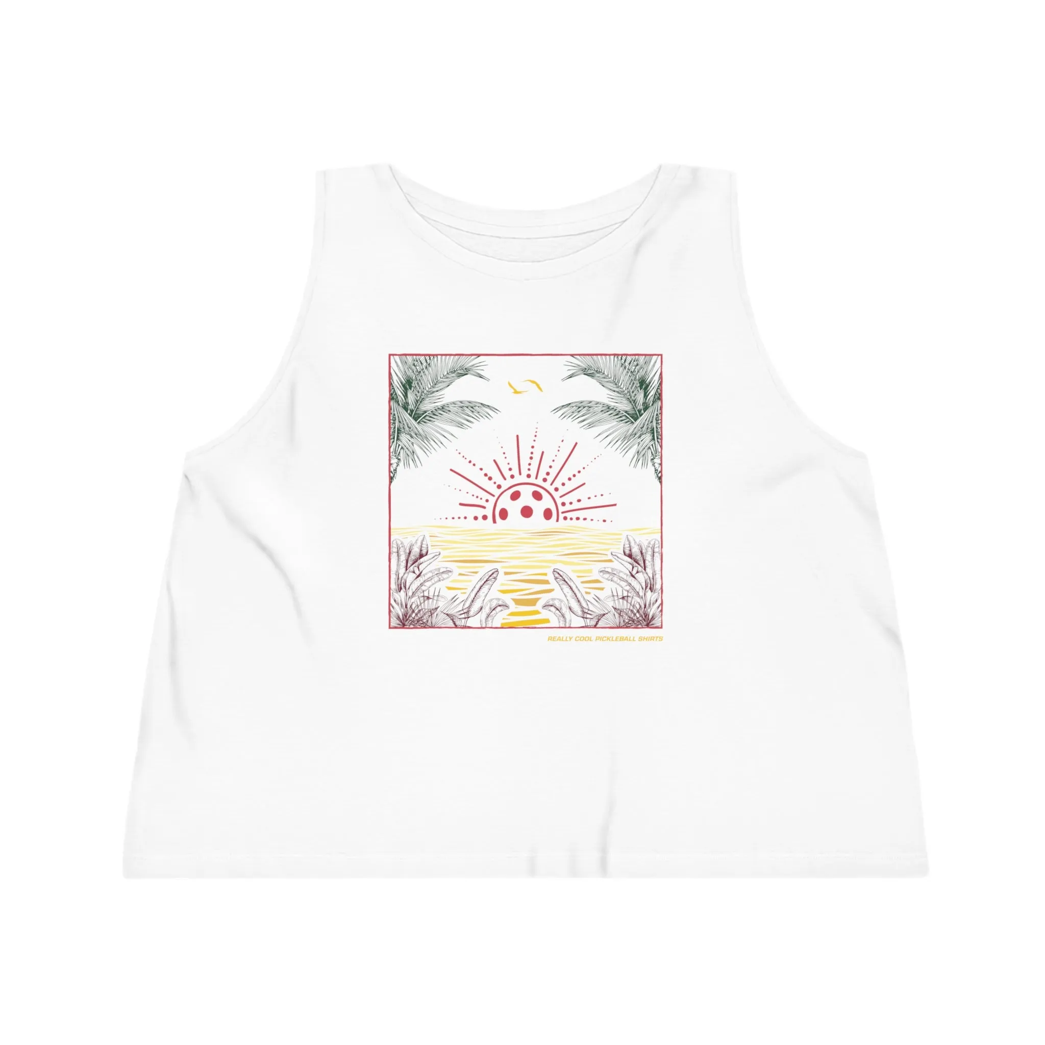 Pickleball Beach Cropped Tank • Women's