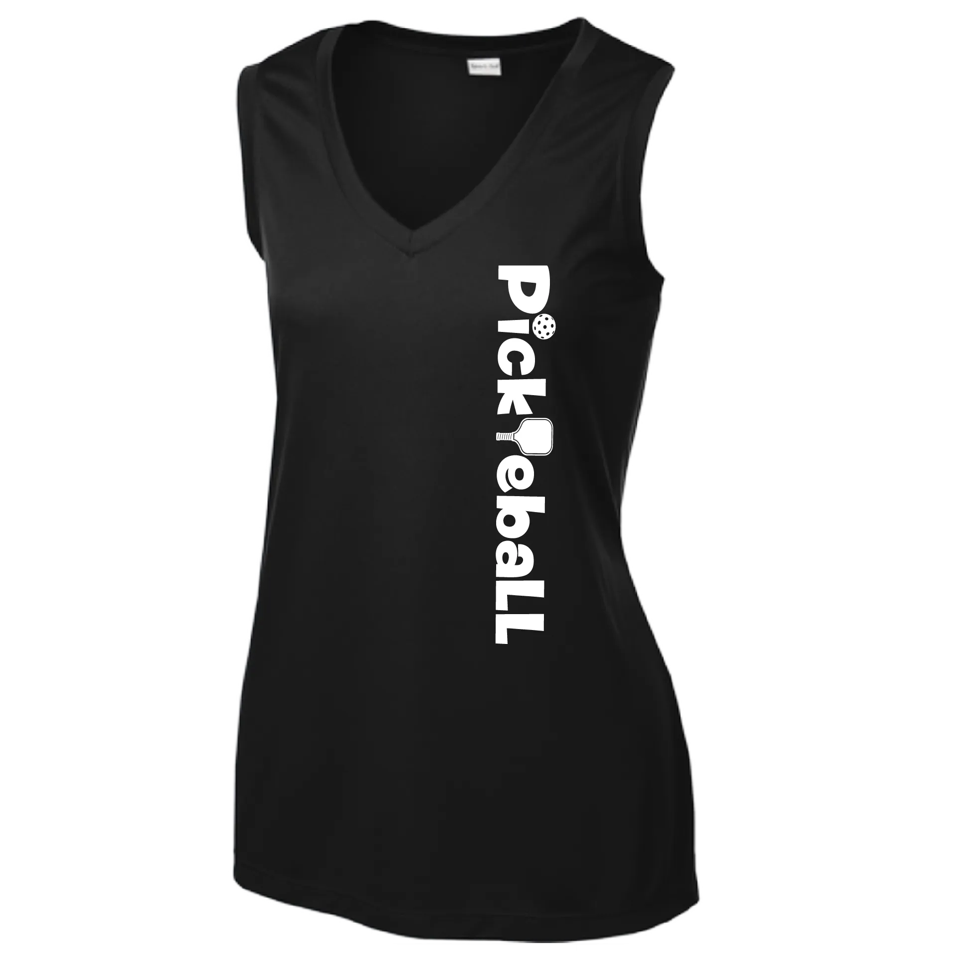 Pickleball Horizontal (Customizable) | Women’s Sleeveless Shirt | 100% Polyester