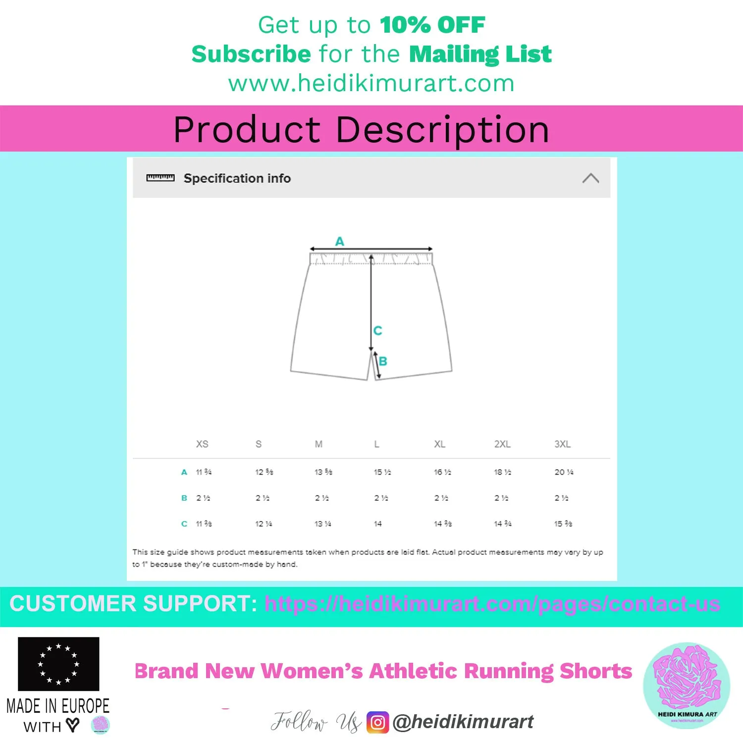 Pink White Star Print Pattern Designer Women's Athletic Short Running Shorts- Made in EU