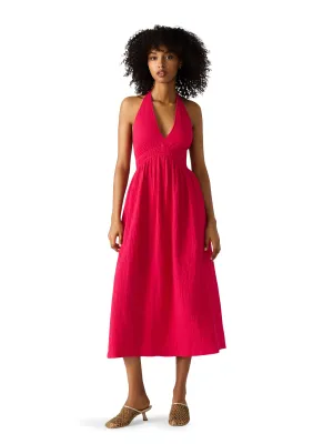 Piper Dress in Cranberry Sleek Touch Piper Dress in Cranberry Effortless Layer Wear