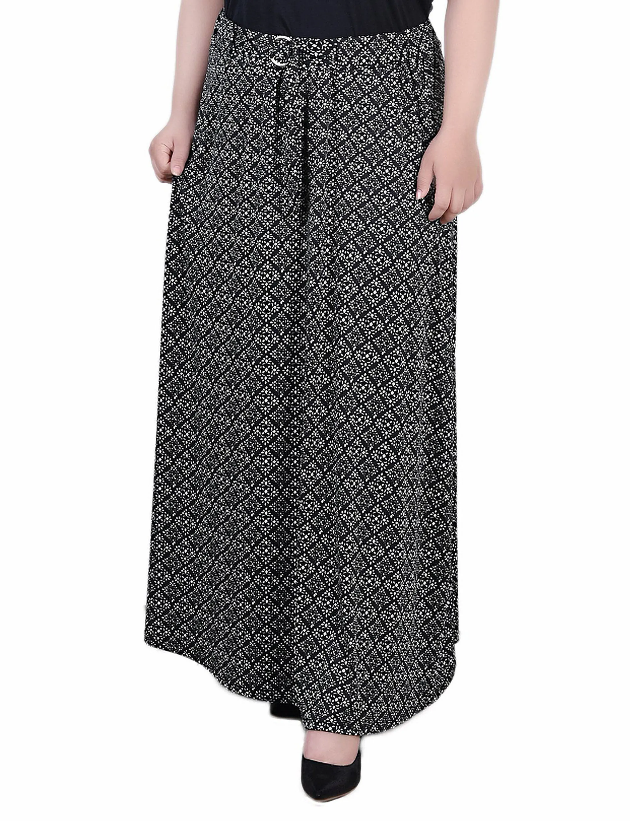 Plus Size Maxi Length Skirt Coastal Chic Relaxed Waistband