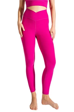 Plus V Waist Full Length Leggings