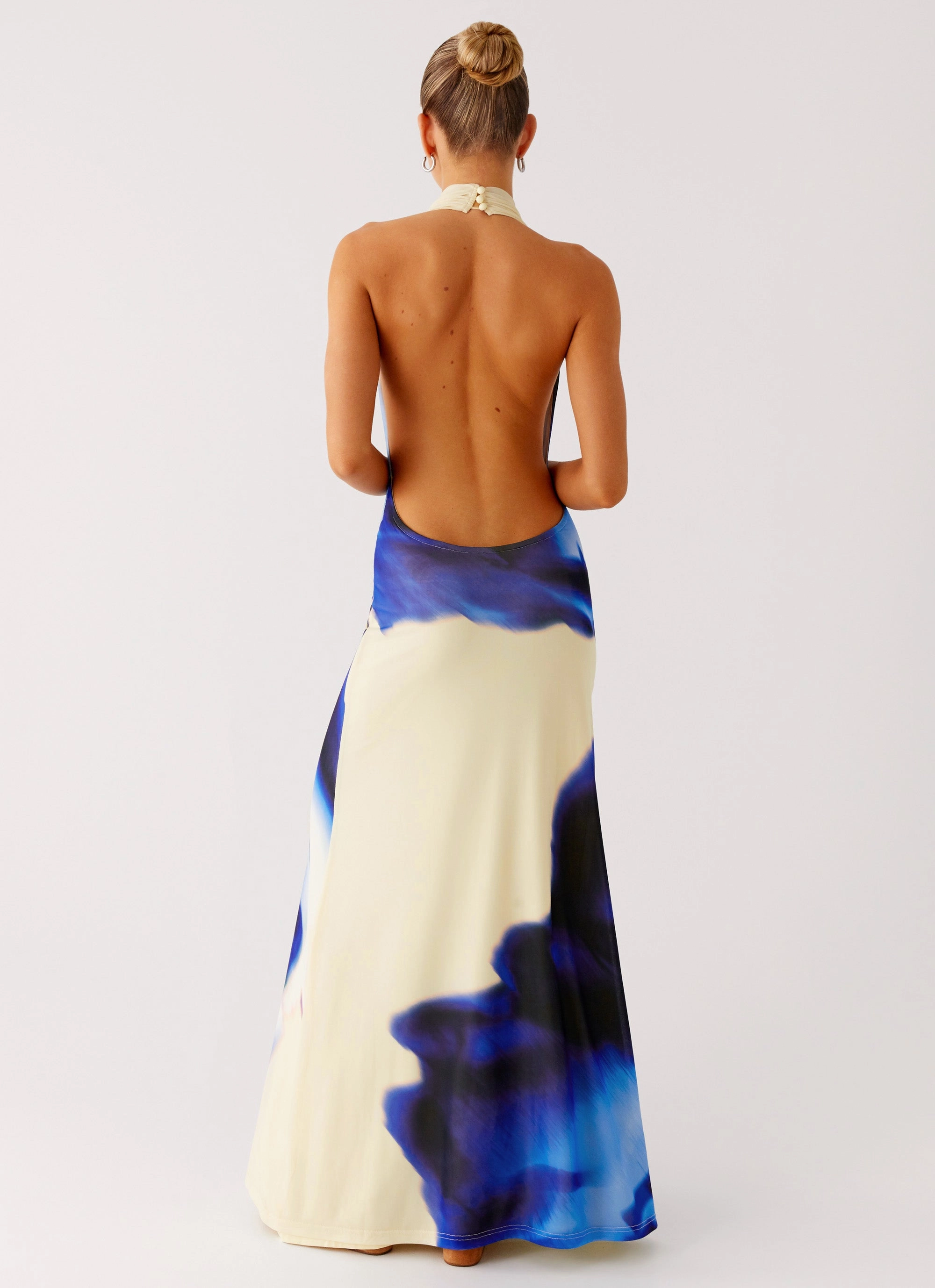 Only A Feeling Cowl Neck Maxi Dress - Heirloom Floral Lounge Style