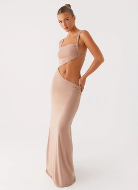 Practical Comfort Kika Maxi Dress - Beige Kika Maxi Dress - Beige Dreamy Look