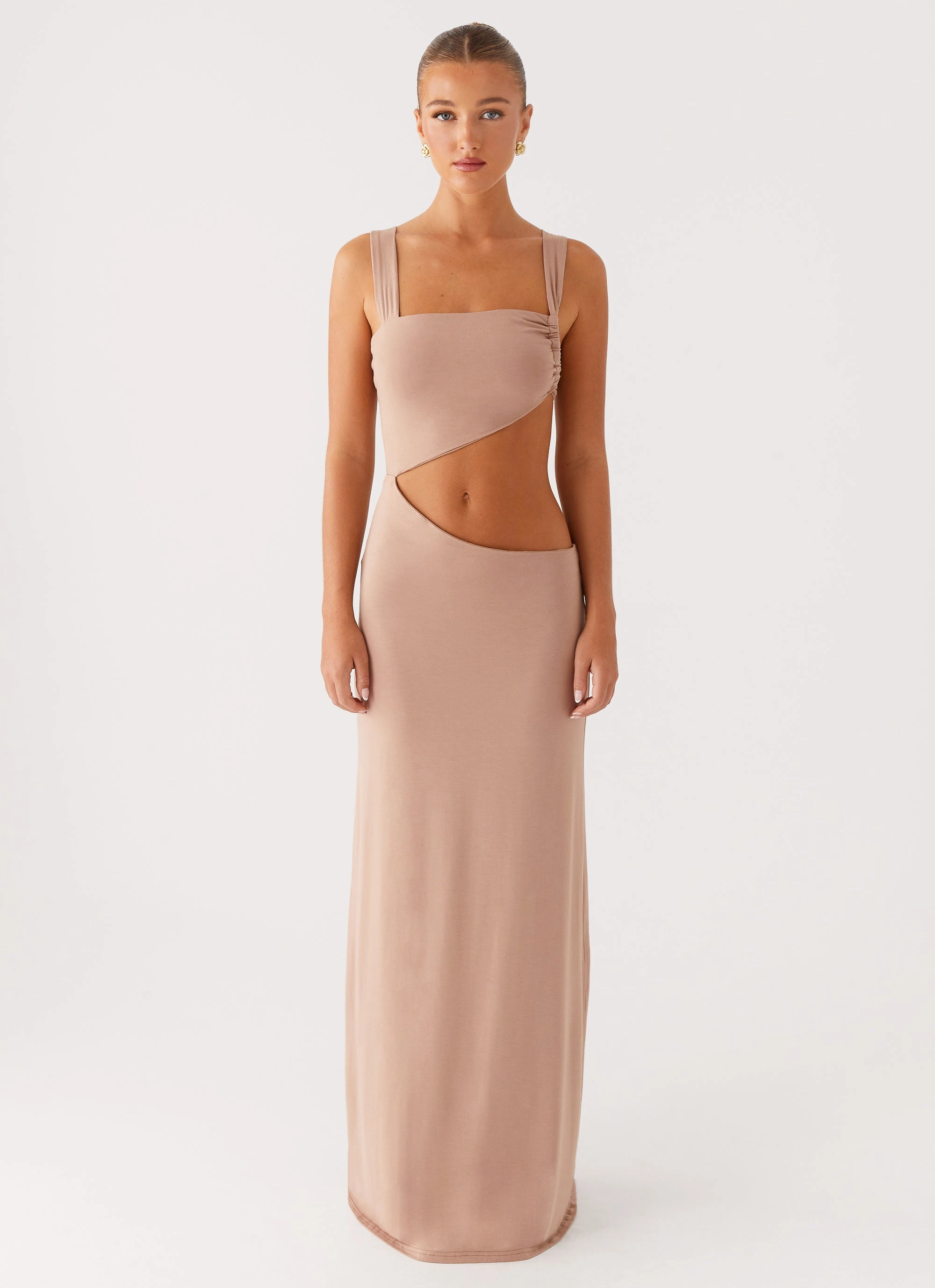 Chill Vibes Kika Maxi Dress - Beige
