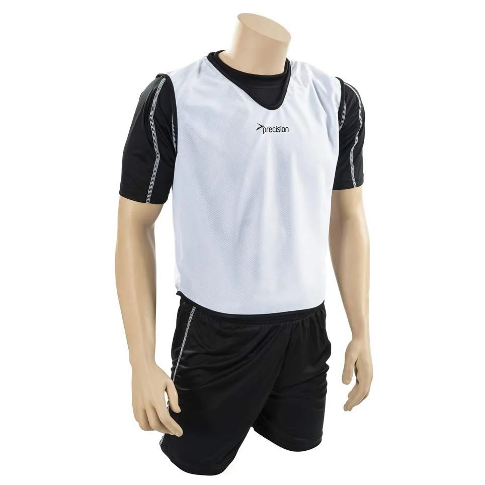 Precision Kids Mesh Train Bib White