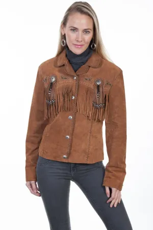 Premium Shape Scully Womens Cinnamon Boar Suede Jacket Traveler Gear Slim Scully Womens Cinnamon Boar Suede Jacket