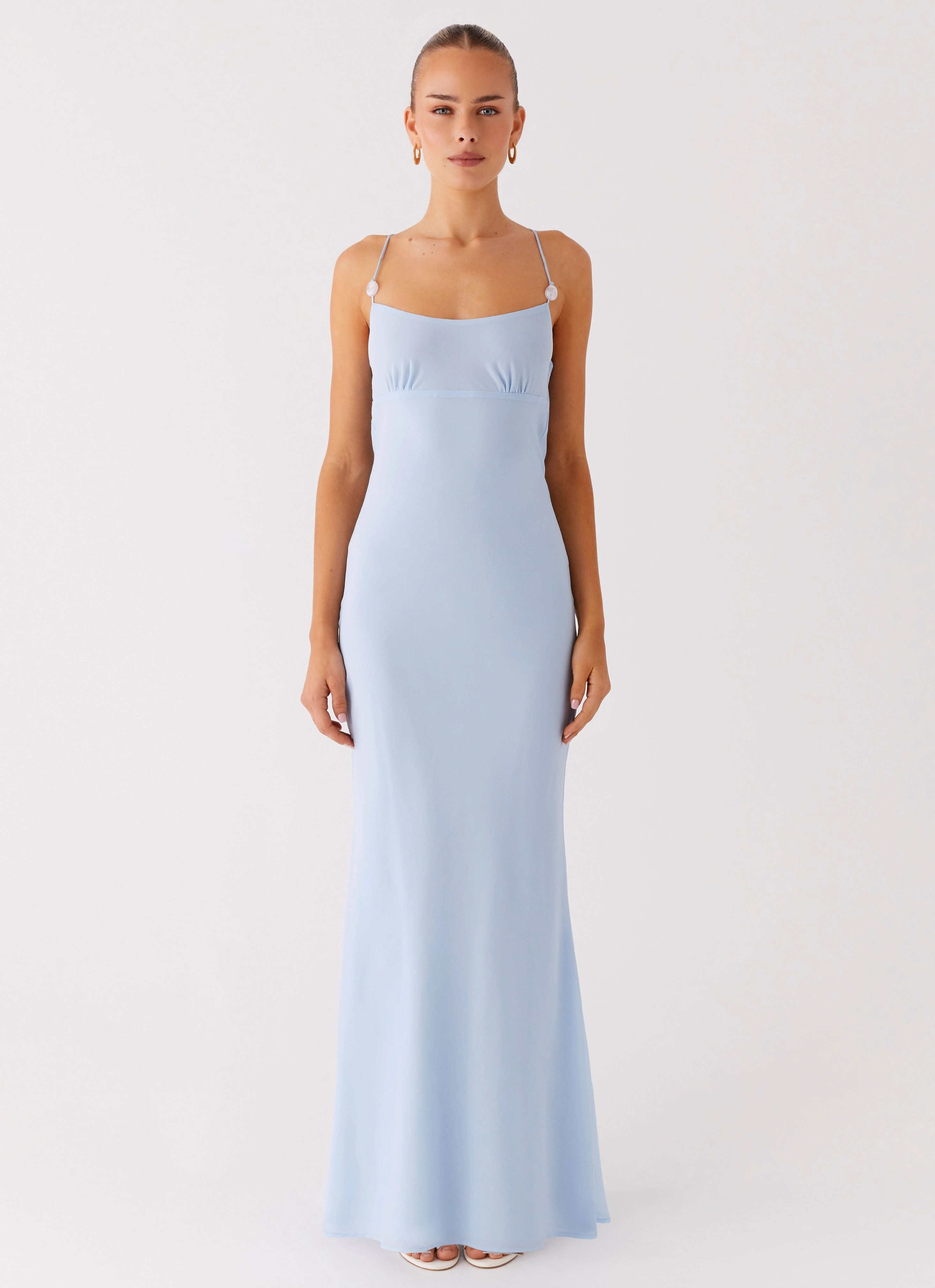 Pure Aesthetic Cabello Maxi Dress - Pale Blue