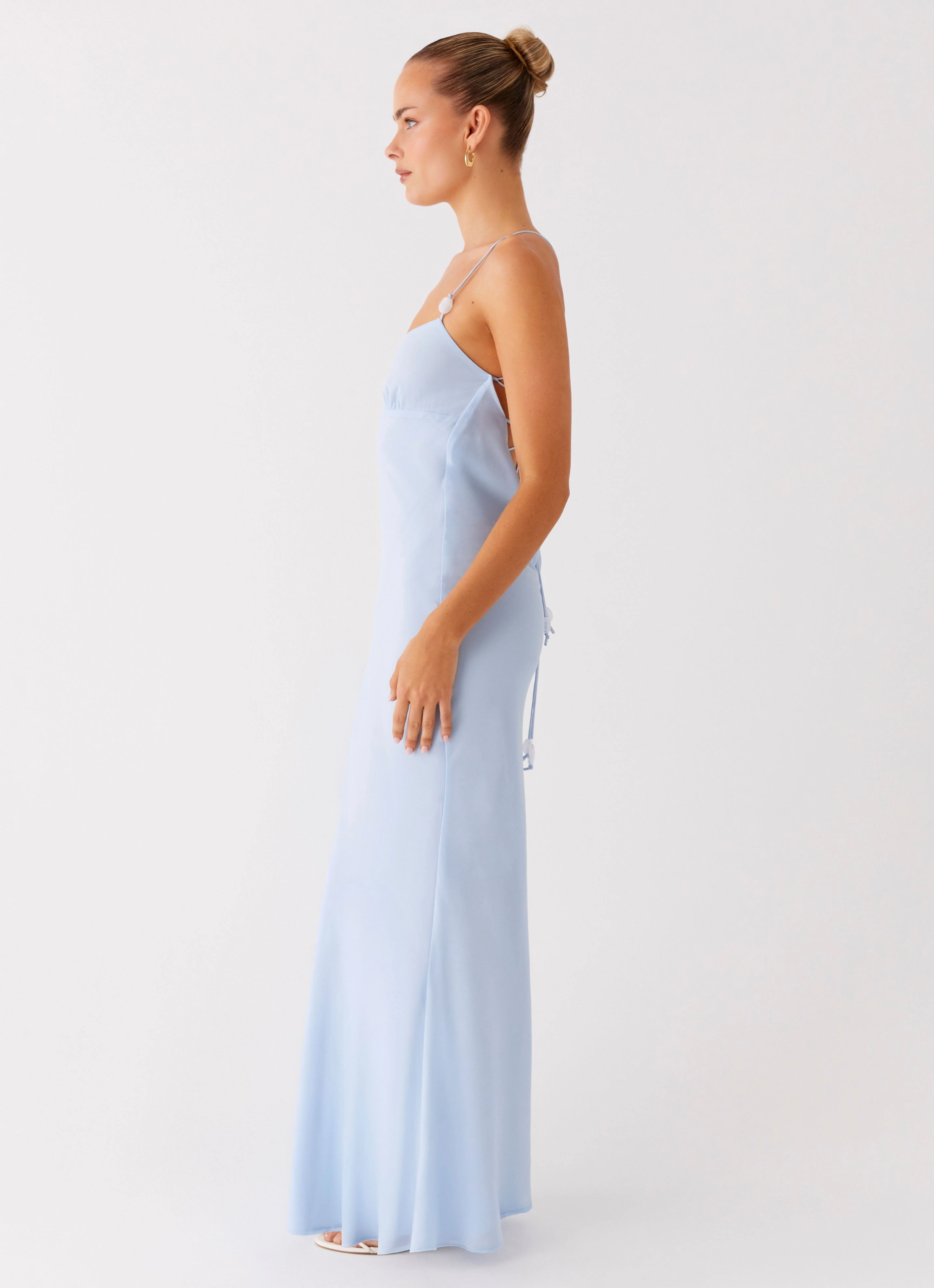 Dew Glow Calm Touch Cabello Maxi Dress - Pale Blue