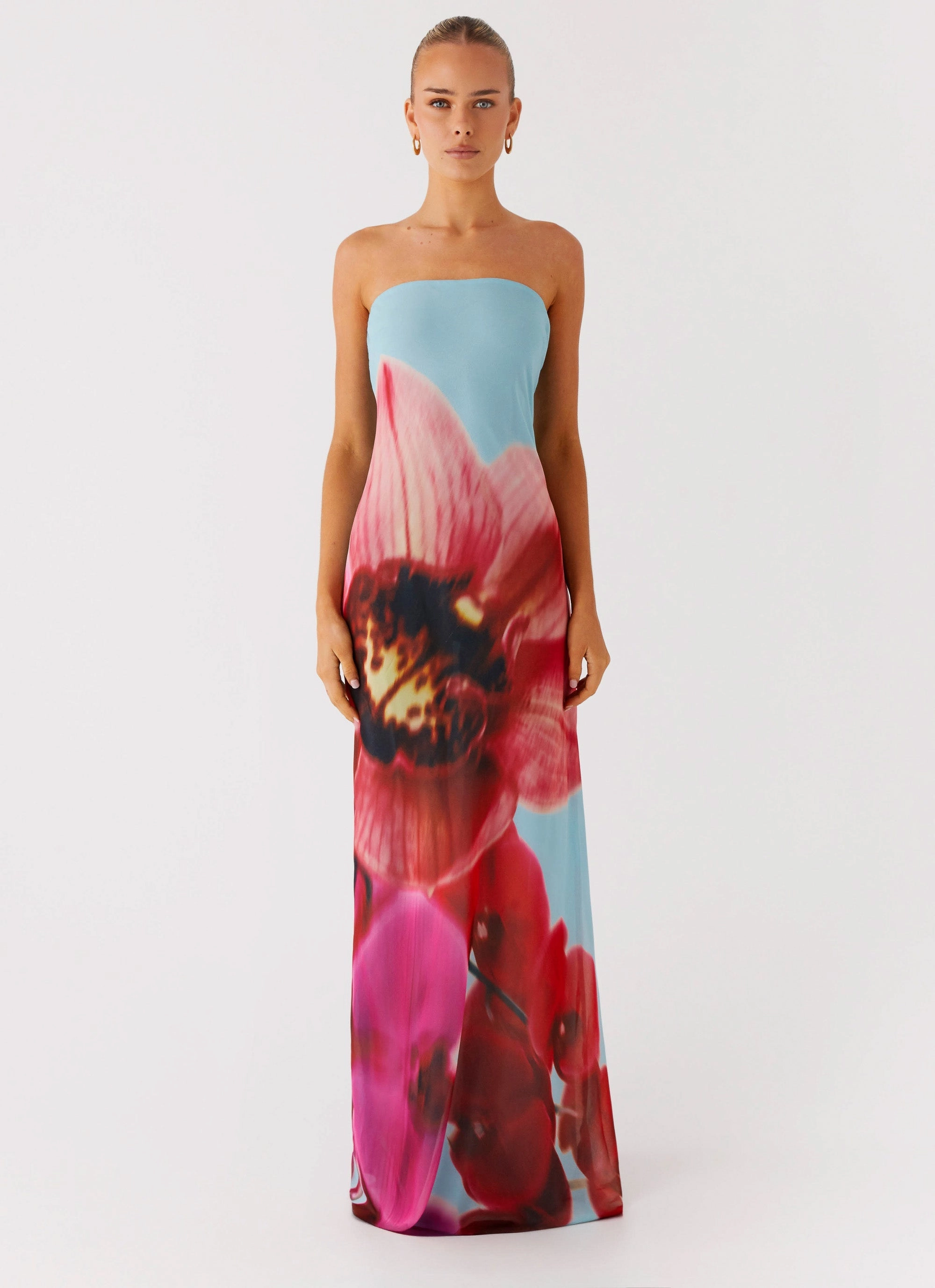 Fashionable Touch Amelle Maxi Dress - Turquoise Bloom
