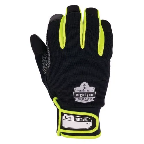 Proflex 850 Insulated Freezer Gloves, Black, Small, Pair, Ships In 1-3 Business Days