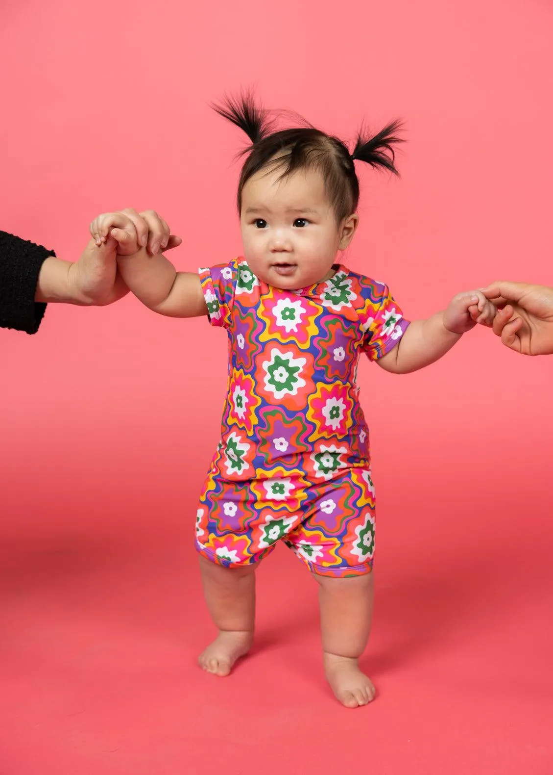 Psychedelic Flower | Baby Shorties Rashguard (Unisex)