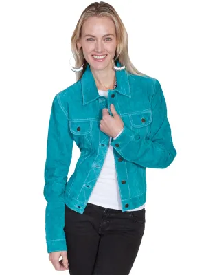 Pure Style Scully Womens Turquoise Boar Suede Jacket Neutral Autumn Days Unisex Attire Scully Womens Turquoise Boar Suede Jacket