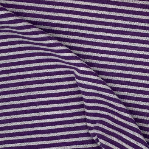 Purple & White | Jersey 3/8" Stripe R|S - SKU 3098 #S159