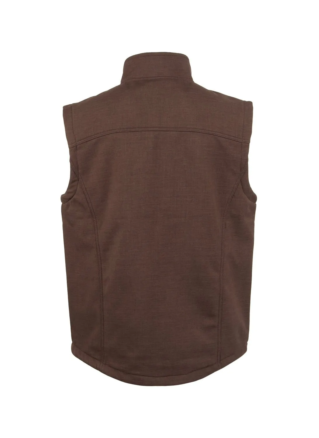 Subtle design Street Routine STS Ranchwear Womens Weston Vest Chocolate Poly/Spandex Fleece Vest