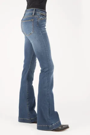 Quick Drying Stetson Womens Blue Poly/Rayon 921 High Waist Flare Jeans Stetson Womens Blue Poly/Rayon 921 High Waist Flare Jeans Trend Setter Sunny Vibes Active Lifestyle