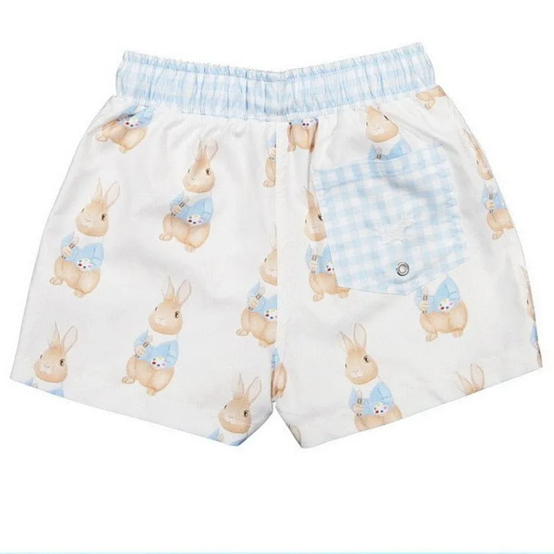 "Little Buuny" Boy's One Piece Boy's Swim Trunks