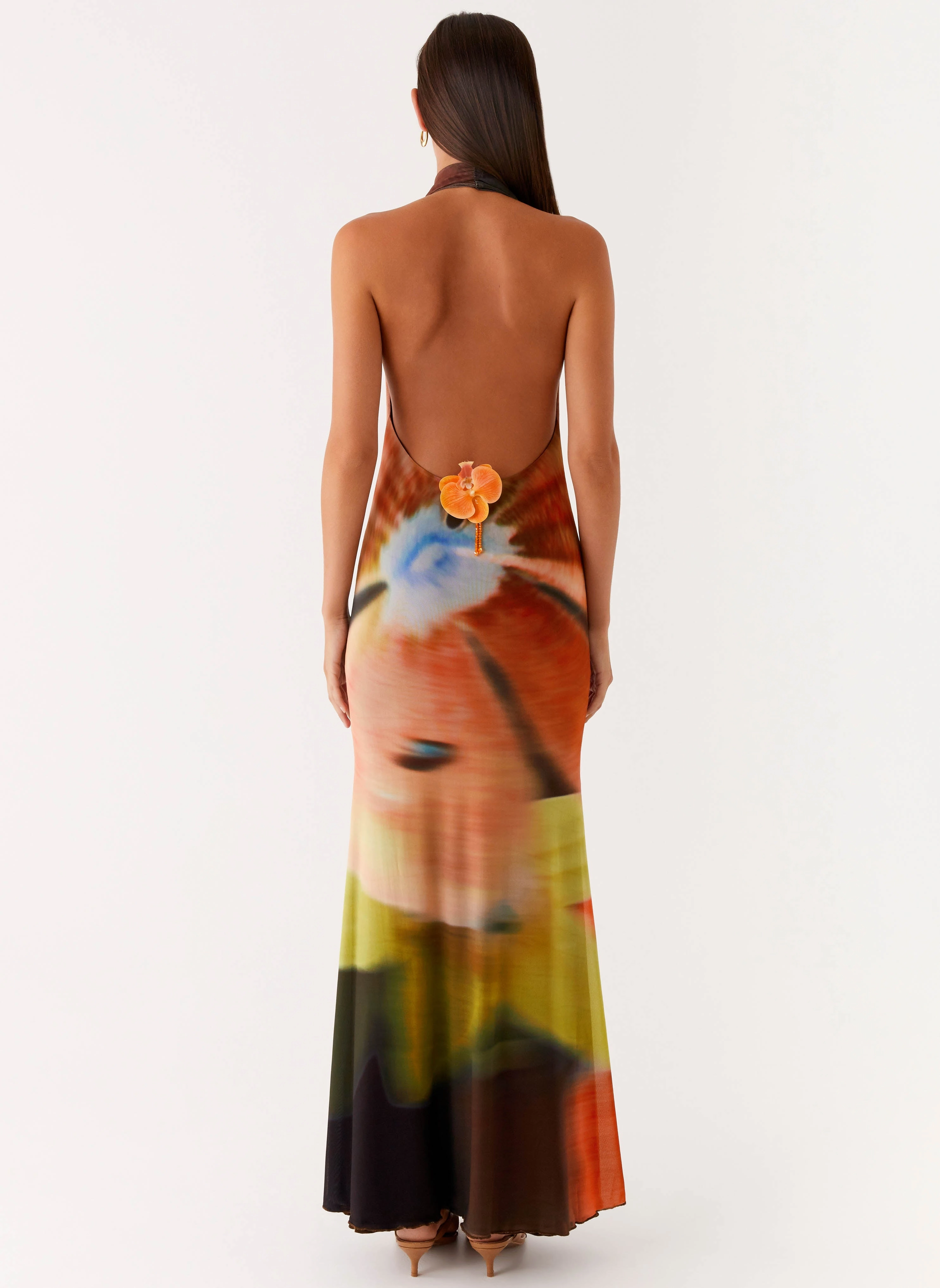 Raellia Maxi Dress - Moody Floral Casual Layers