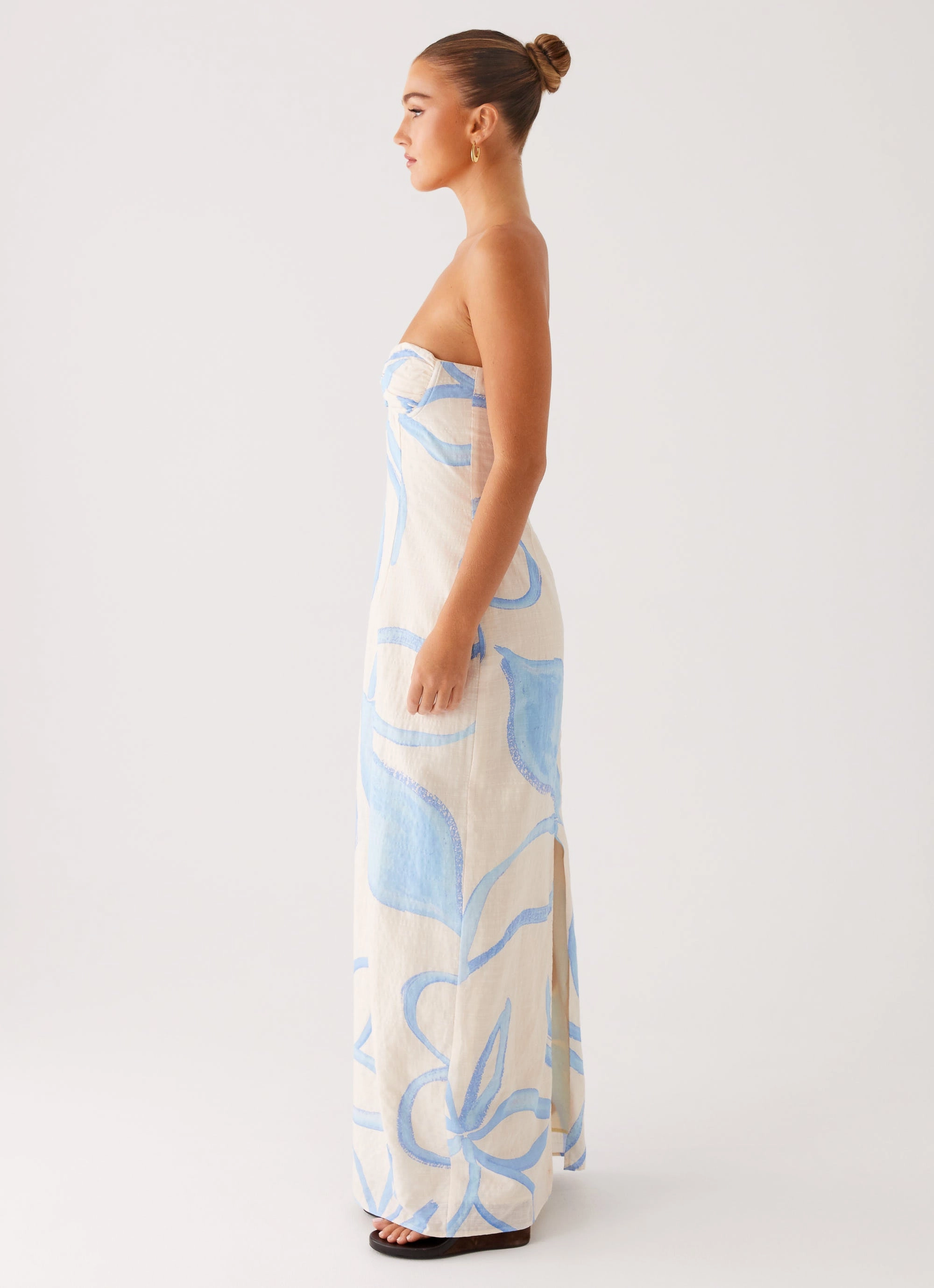 Light Fabrication Convertible-Style Raiden Maxi Dress - Bloom Wave Print
