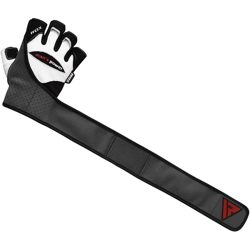 RDX- L1 Leather Bodybuilding Gym Gloves