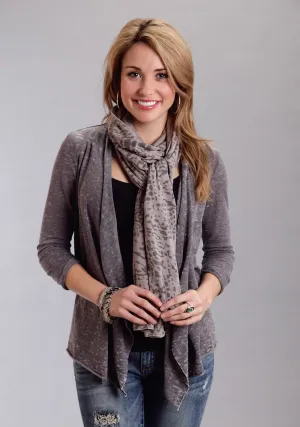 Real World Fit Stetson Womens Animal Print 80x20in Taupe Rayon/Spandex Scarf Body Friendly Refined Detail Stetson Womens Animal Print 80x20in Taupe Rayon/Spandex Scarf