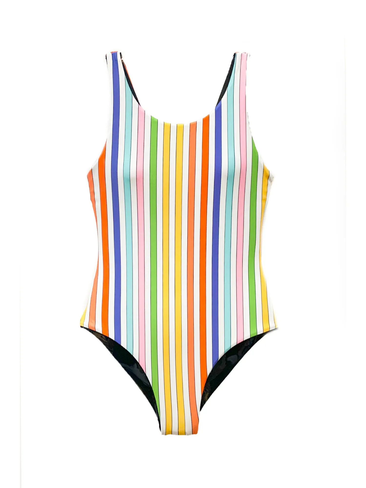Rebel - Reversible Rainbow Sunglasses One Piece Swimsuit