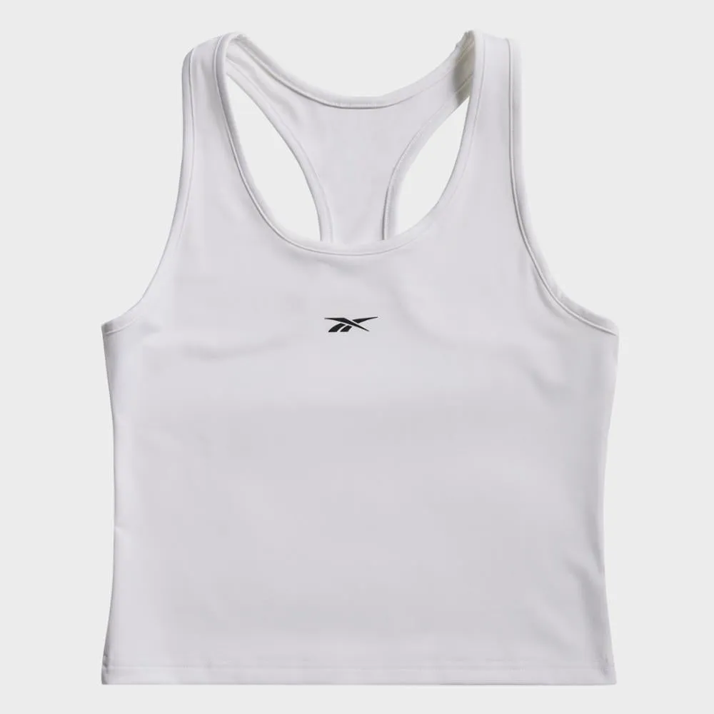 Reebok Apparel Women Workout Ready Simple Tank Top WHITE