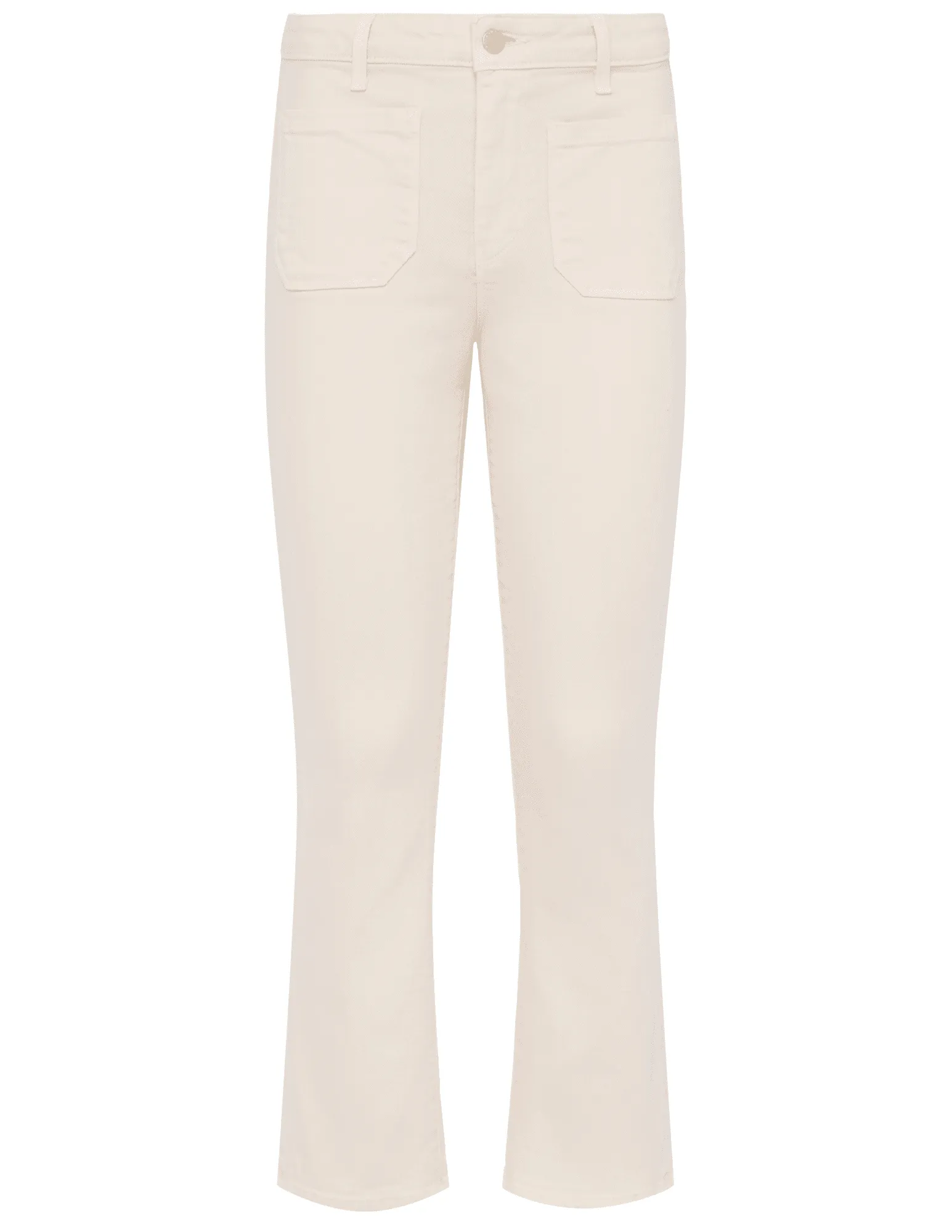 Cool Fit Affordable Unisex Wear L'AGENCE Noya Cropped Slim Flare Jeans in French Vanilla