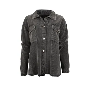 Reinforced Build STS Ranchwear Womens Abby Shirt Charcoal 100% Cotton Cotton Jacket STS Ranchwear Womens Abby Shirt Charcoal 100% Cotton Cotton Jacket Timeless Appeal