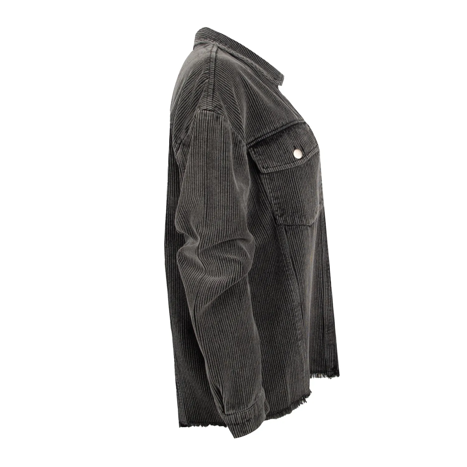 STS Ranchwear Womens Abby Shirt Charcoal 100% Cotton Cotton Jacket Seamless Pocket Design Function Fit
