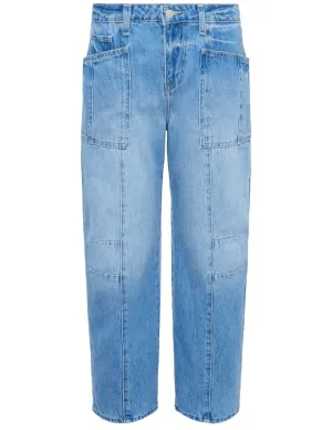 Relaxed Feel L??AGENCE Cody High Rise Barrel Jeans in Cristo L??AGENCE Cody High Rise Barrel Jeans in Cristo Multi Pocket Utility Smart Fit Design