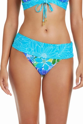 RelaxedHem Fresh Takes Foldover Bikini Bottom Flexible Waistband Fresh Takes Foldover Bikini Bottom