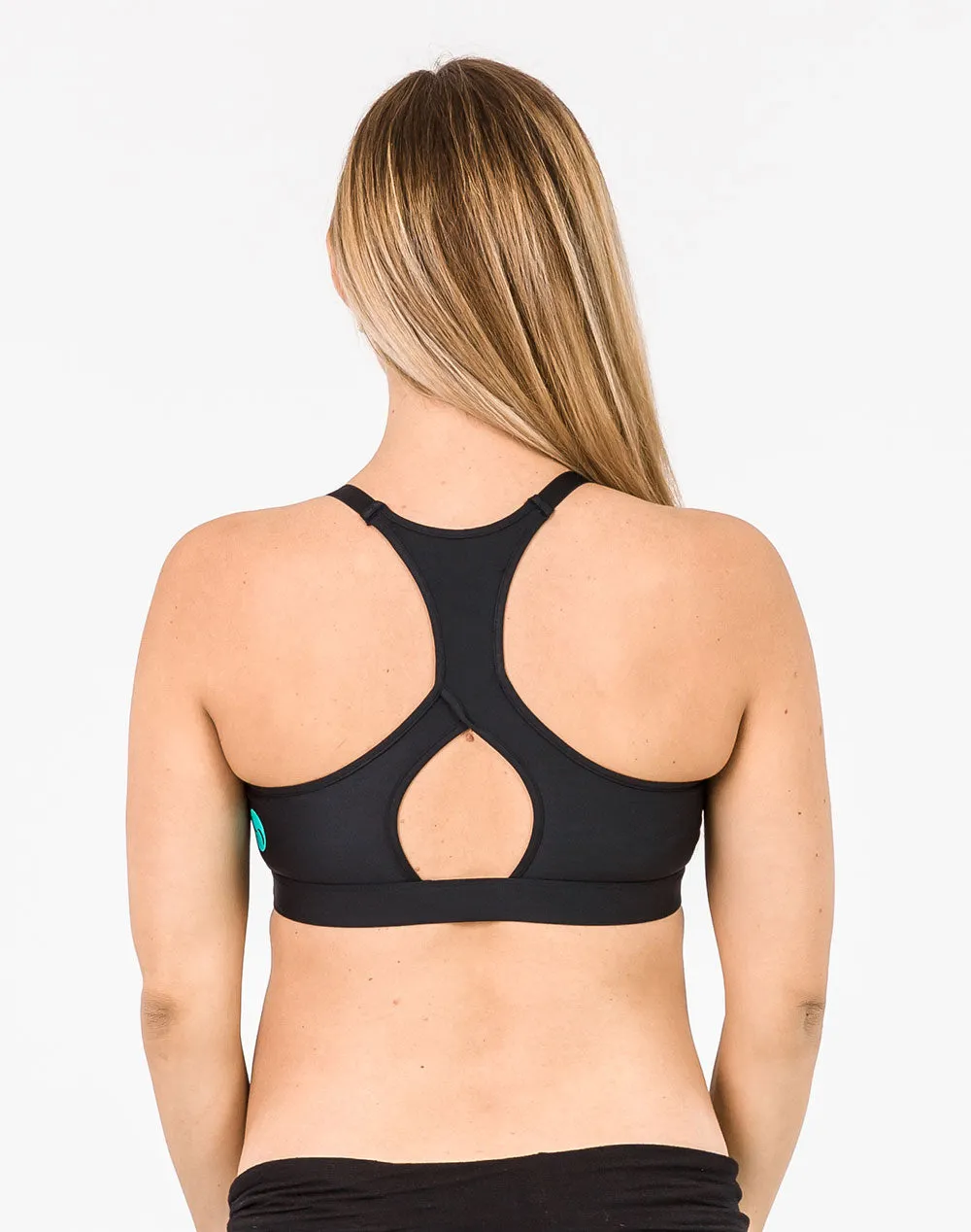 Relove ** Breastfeeding Sports Bra - Smoothie Crop Confetti Black