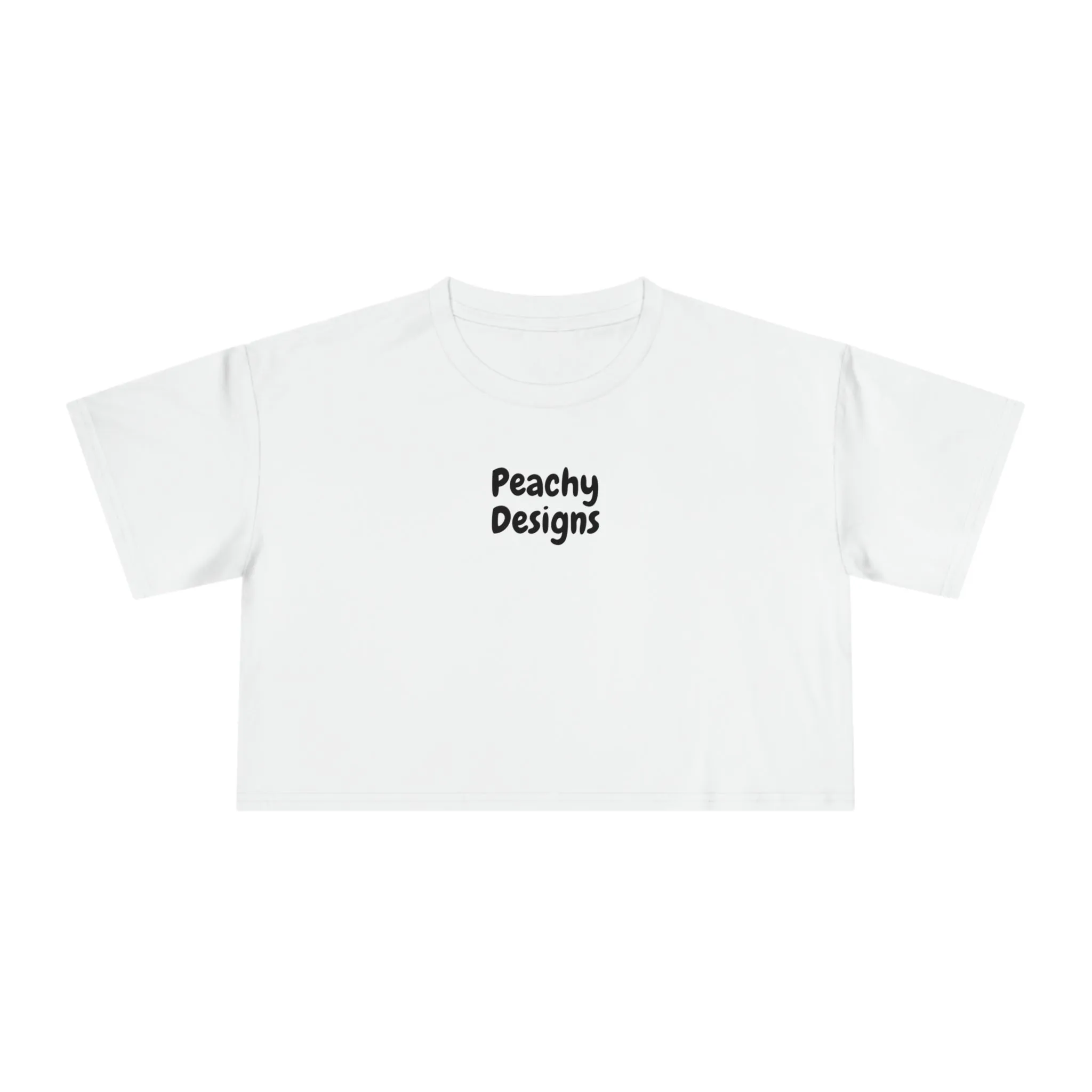 Resting Peach Face Women's Crop Tee