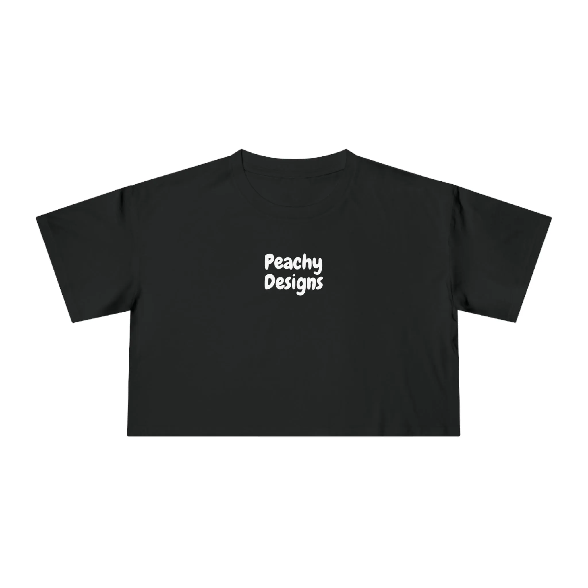 Resting Peach Face Women's Crop Tee